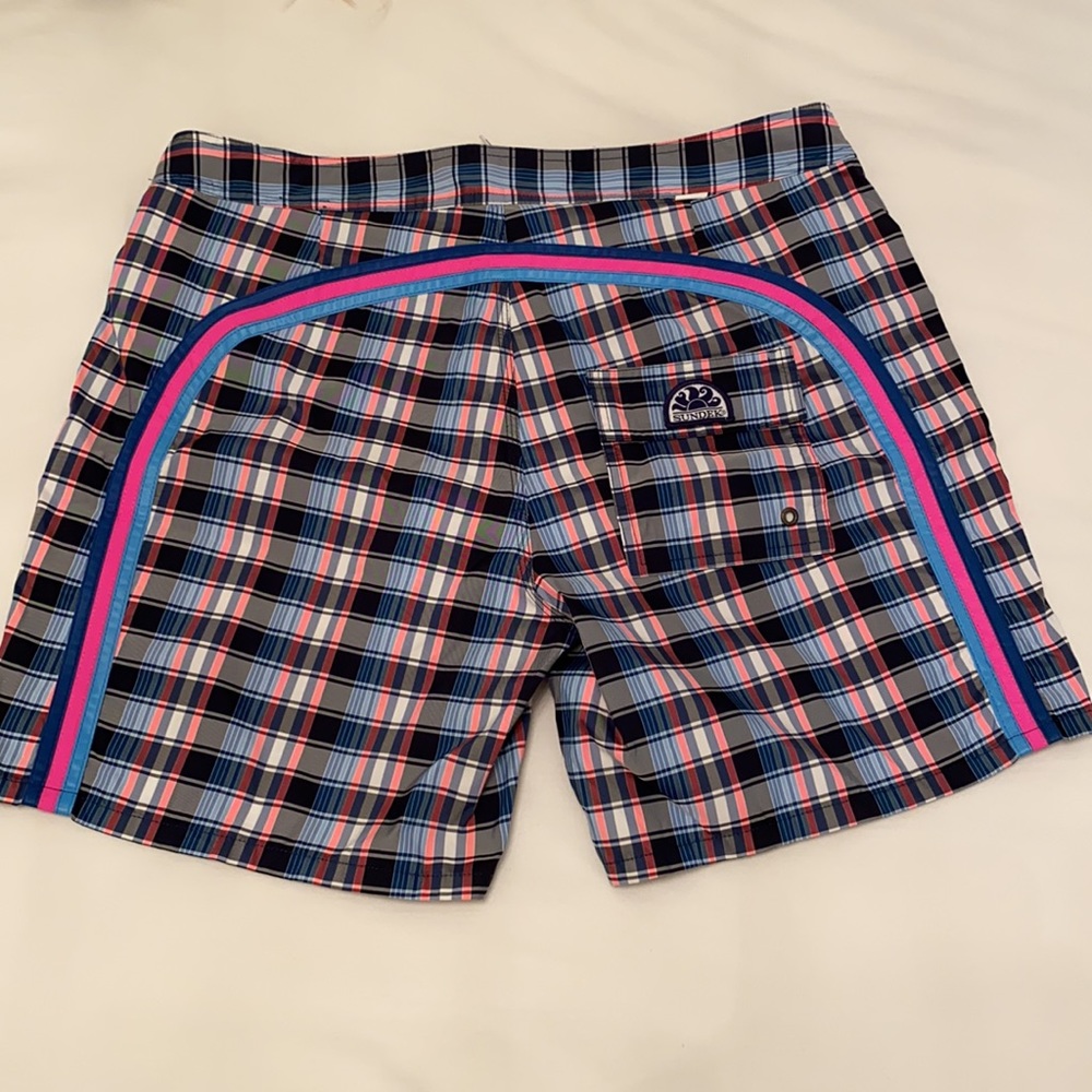 Sundek Plaid Board Shorts
